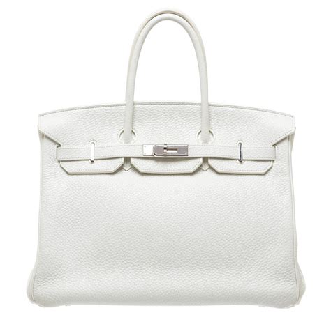 hermes birkin bag white|hermes birkin 35 togo.